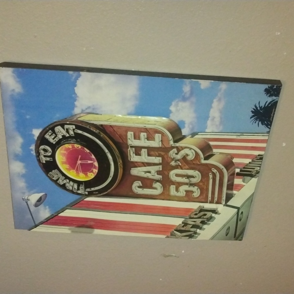 Metal sign